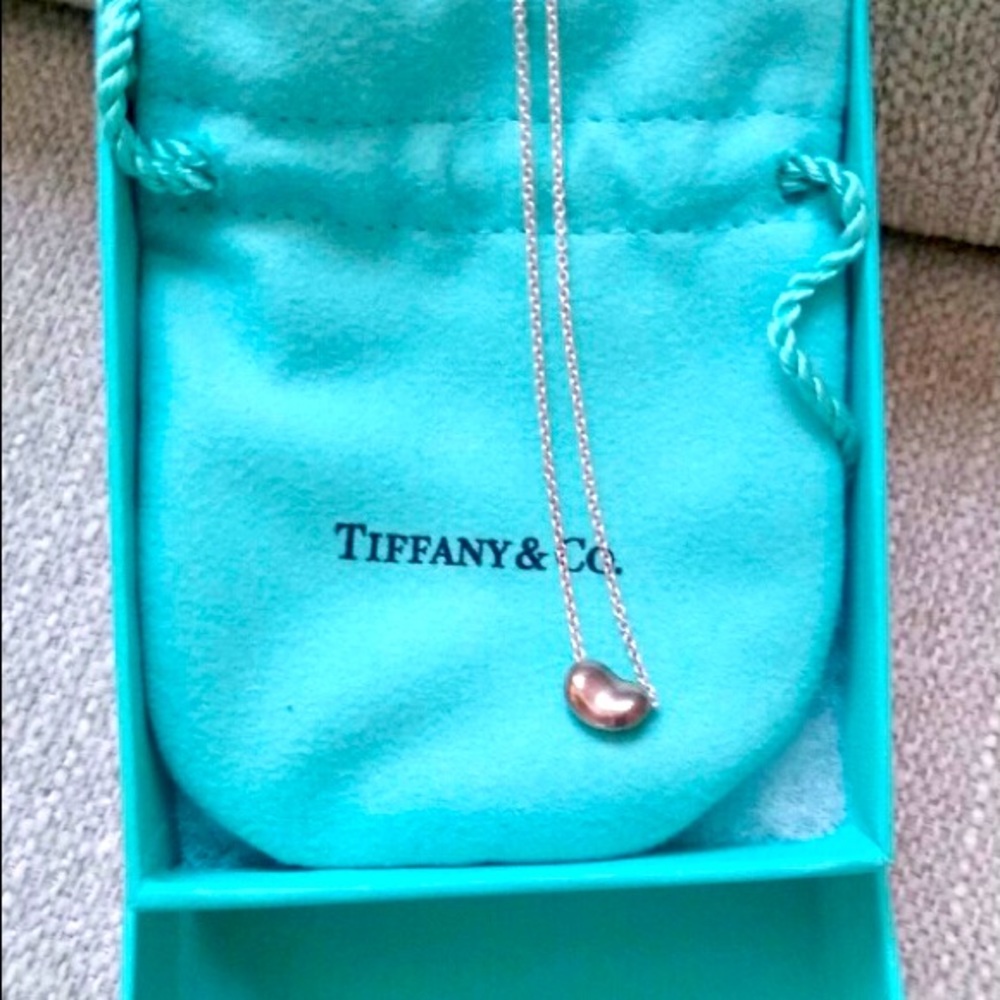Tiffany & Co. Sterling Silver Bean Pendant.